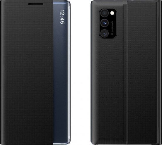 Hurtel New Sleep Case pokrowiec etui z klapką z funkcją podstawki Samsung Galaxy A51 czarny 1
