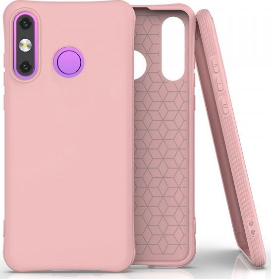 Hurtel Soft Color Case elastyczne żelowe etui do Huawei P30 Lite różowy 1