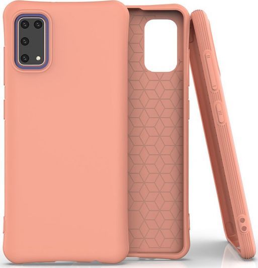 Hurtel Soft Color Case elastyczne żelowe etui do Samsung Galaxy A41 pomarańczowy 1