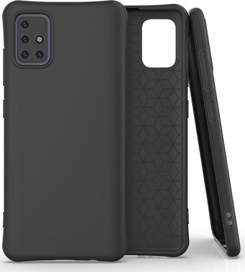 Hurtel Soft Color Case elastyczne żelowe etui do Samsung Galaxy A51 czarny 1