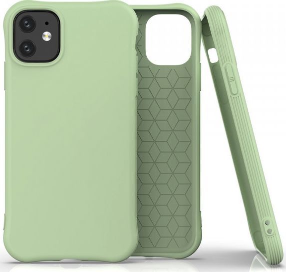 Hurtel Soft Color Case elastyczne żelowe etui do iPhone 11 zielony 1