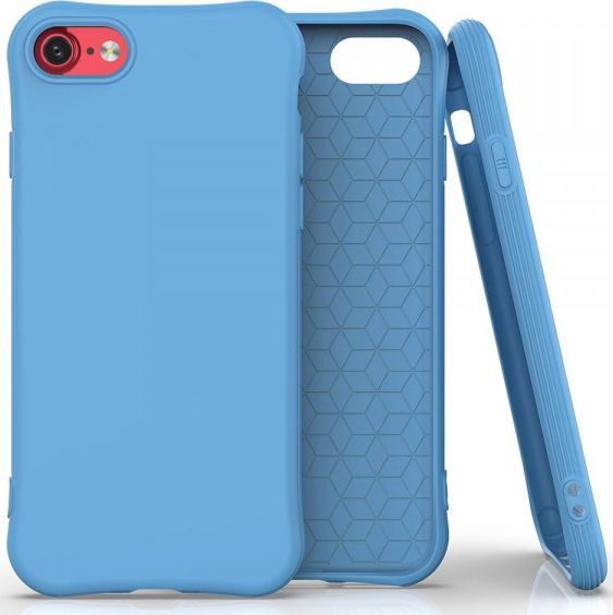 Hurtel Soft Color Case elastyczne żelowe etui do iPhone SE 2020 / iPhone 8 / iPhone 7 niebieski 1