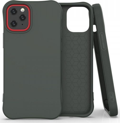 Hurtel Soft Color Case iPhone 12 Pro / 12 Max (6,1) dark green 1