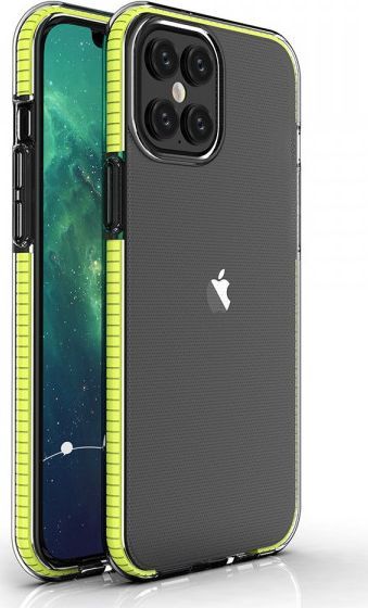 Hurtel Spring Case IPhone 12 Pro Max (6,7) yellow 1