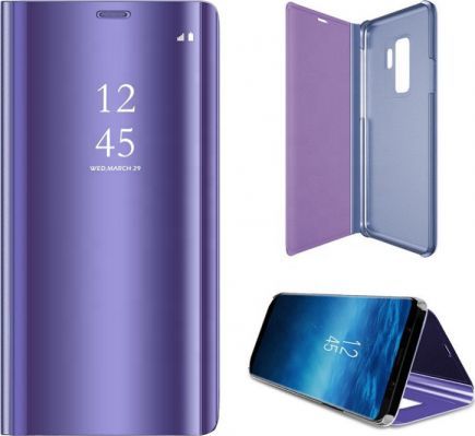 Pokrowiec Smart Clear View do Huawei P40 Lite fioletowy 1