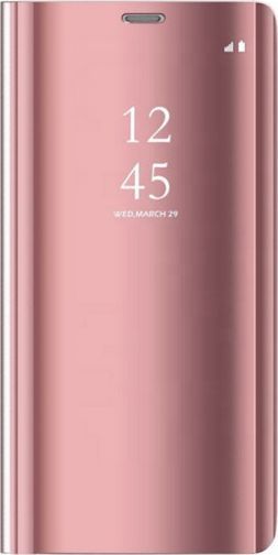 Pokrowiec Smart Clear View do Huawei Y6P różowy 1