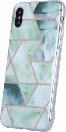 Nakładka Geometric Marmur do Huawei P40 Lite zielona 1