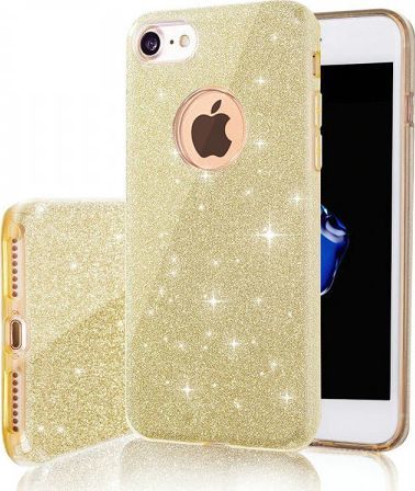 Nakładka Glitter 3w1 do Samsung A41 złota 1
