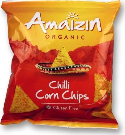 AMAIZIN CHIPSY KUKURYDZIANE CHILI BEZGLUTENOWE BIO 75 g - AMAIZIN 1