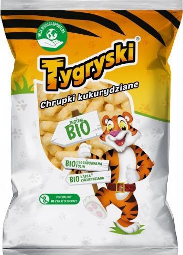 TBM Chrupki kukurydziane Tygryski bezglutenowe BIO 50 g TBM 1