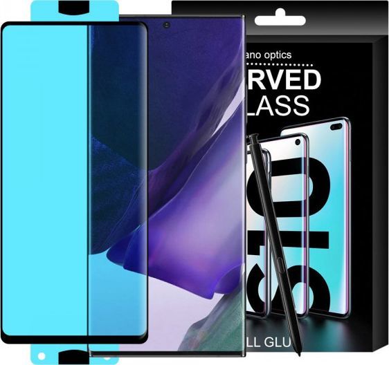 Hurtel 3D Edge Nano Flexi Glass folia szklana szkło hartowane na cały ekran z ramką Samsung Galaxy Note 20+ (Note 20 Plus) przezroczysty 1