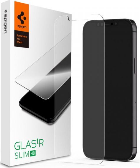 Spigen SZKŁO HARTOWANE SPIGEN GLAS.TR SLIM IPHONE 12 PRO MAX 1