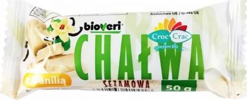 BIOVERI CHAŁWA SEZAMOWA Z WANILIĄ BIO 50 g - CROC-CRAC (BIOVERI) 1