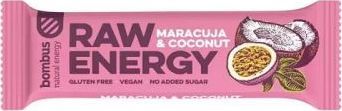 Bombus Baton RAW ENERGY marakuja kokos bezglutenowy 50 g Bombus 1