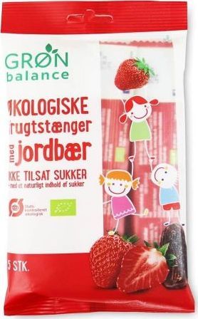 Gron Balance PRZEKĄSKI DLA DZIECI TRUSKAWKOWE BIO 100 g (5 x 20 g) - GRON BALANCE (5701410393939 [12123929]) - 33786 1