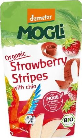 MOGLI Przekąska Jabłko - Truskawka z Nasionami Chia Bio 25 g - Mogli (4260311982266) - 27509 1