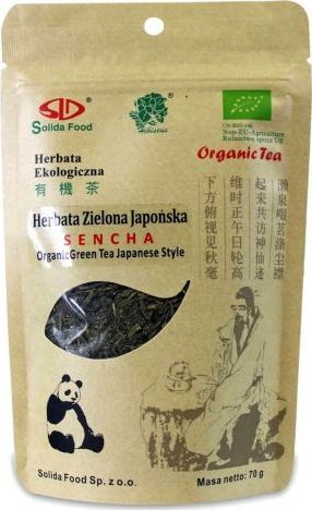 SOLIDA FOOD HERBATA ZIELONA SENCHA BIO 70 g - SOLIDA FOOD 1