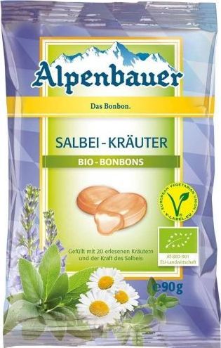 Alpenbauer Cukierki z nadzieniem o smaku ziołowym z szałwią vegan BIO 90g - Alpenbauer (4054451250022 [8487522]) - 29278 1