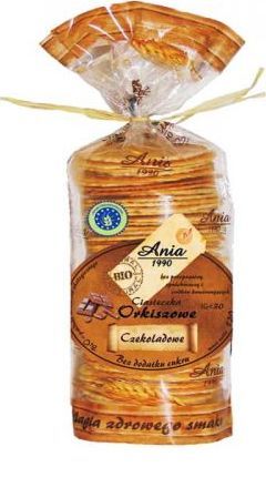 Bio Ania Ciasteczka orkiszowe czekoladowe bez cukru BIO 120 g Ania Bio 1