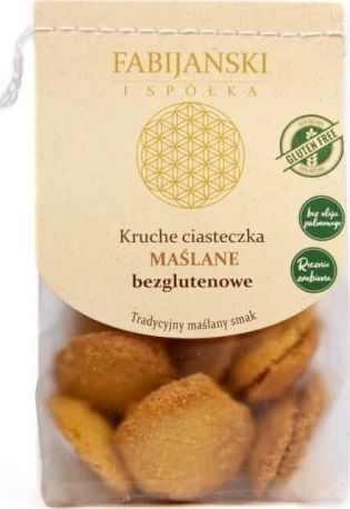 Fabijańscy Ciasteczka Kruche Maślane Bezglutenowe Bio 100 g - Fabijańscy (5902811254717) - 31021 1