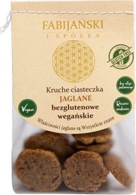 Fabijańscy CIASTECZKA KRUCHE JAGLANE BEZGLUTENOWE BIO 100 g - FABIJAŃSCY 1