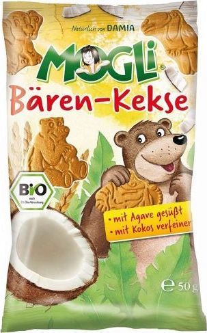MOGLI CIASTECZKA KOKOSOWE BIO 50 g MOGLI 1