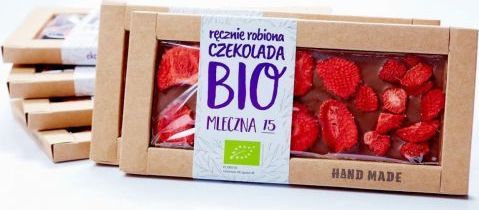 Cukiernia Staropolska CZEKOLADA MLECZNA Z TRUSKAWKAMI BIO 53 g - CUKIERNIA STAROPOLSKA 1