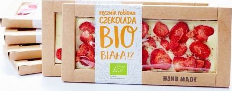 Cukiernia Staropolska CZEKOLADA BIAŁA Z TRUSKAWKAMI BIO 53 g - CUKIERNIA STAROPOLSKA 1