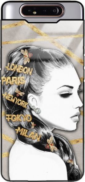 Samsung ETUI BLACK CASE GLASS NA TELEFON SAMSUNG GALAXY A80 JODI-PEDRI_2020-2_103 1