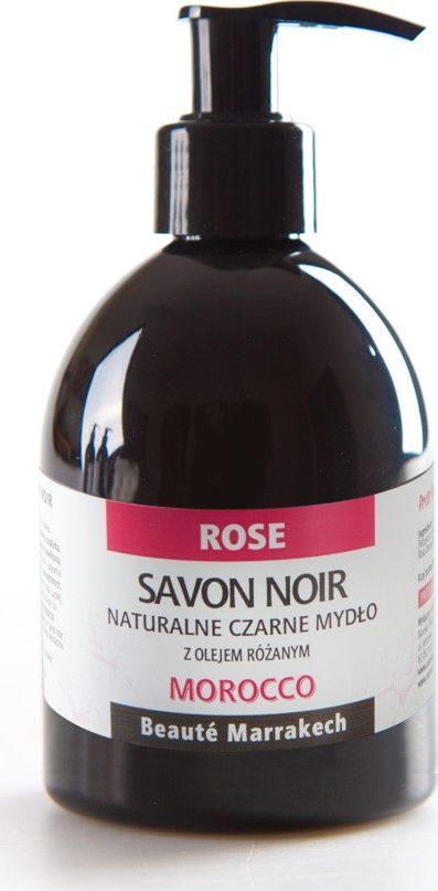 Beaute Marrakech Czarne Mydło W Żelu - Savon Noir - Z Olejem Różanym 250Ml Beaute Marrakech 1