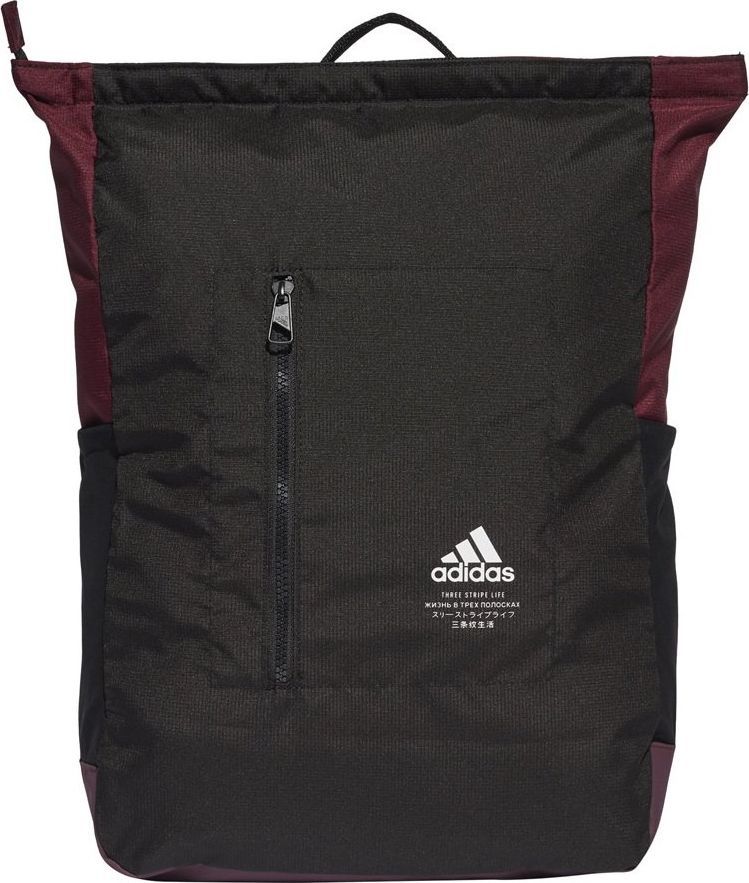 Adidas Plecak adidas Classic BP TOP czarno-bordowy FS8339 1