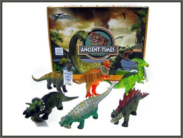 Figurka Hipo Dinozaur miękki 31cm 6 wzorów X777 1