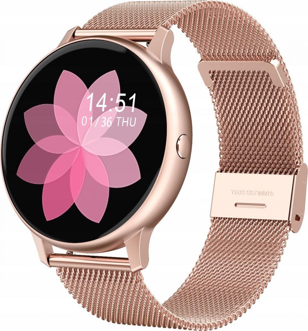 Smartwatch Promis SD25 Różowe złoto  (SD25/1-DT88) 1