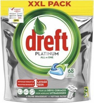 Dreft Dreft Platinum Original kapsułki do zmywarki 68szt uniwersalny 1