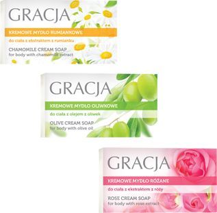 Gracja  Mydło w kostce 100g -  3 szt. 1