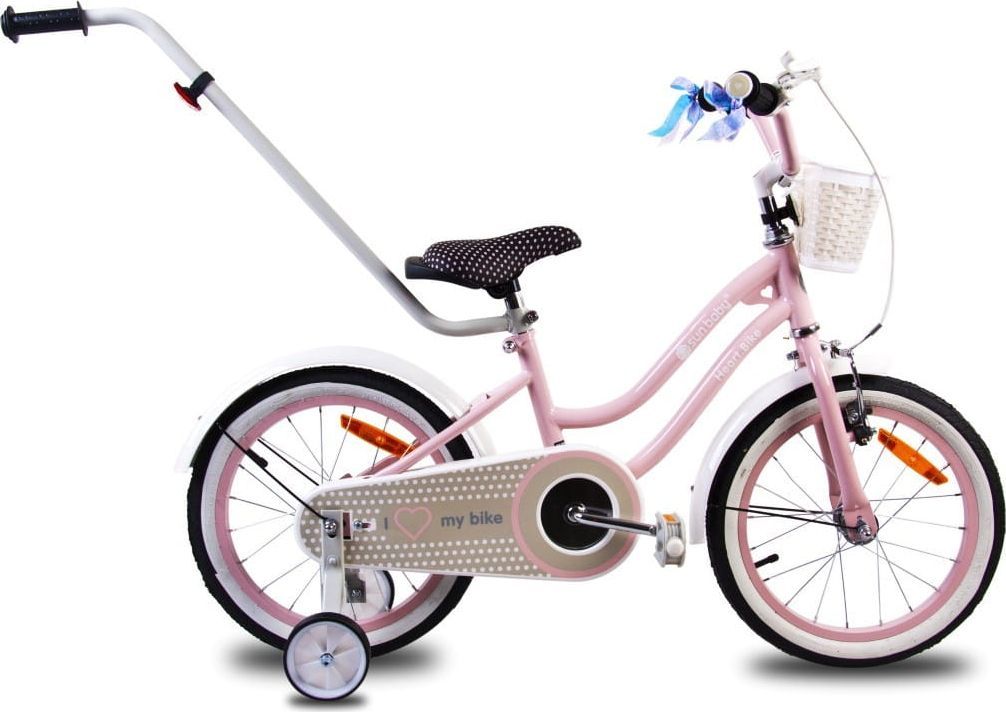 Sun Baby Rowerek dla dzieci 16 Heart bike - różowy Sun Baby 1