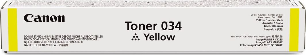 Toner Canon Toner 034 Yellow 7.3K 1