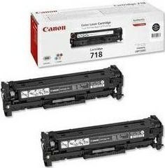 Toner Canon Toner CRG 718 Black 2pack Korp 2 x 3.4K 1