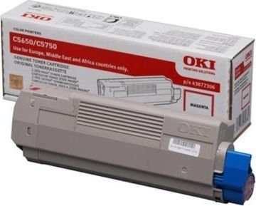 Toner OKI 43872306 Magenta Oryginał  (43872306) 1