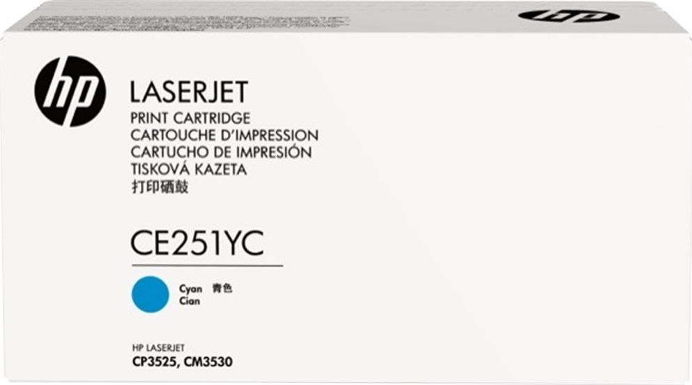 Toner HP 504YC Cyan Oryginał  (CE251YC) 1