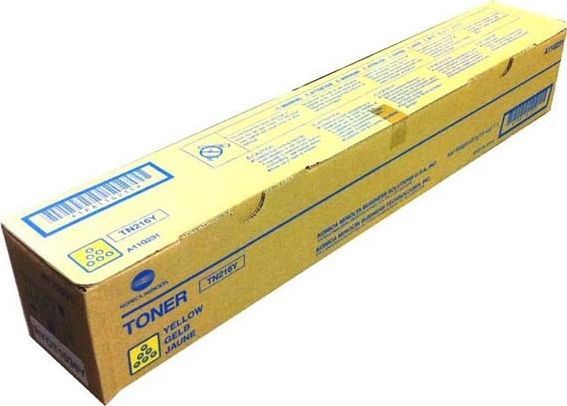 Toner Konica Minolta Konica Minolta oryginalny toner TN216Y, yellow, 26000s, A11G251, Konica Minolta Bizhub C220, O 1
