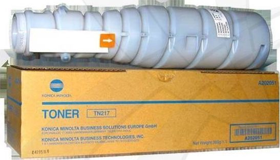 Toner Konica Minolta Konica Minolta oryginalny toner TN217K, black, 17500s, A202051, Konica Minolta Bizhub C223, 283, 512g, O 1