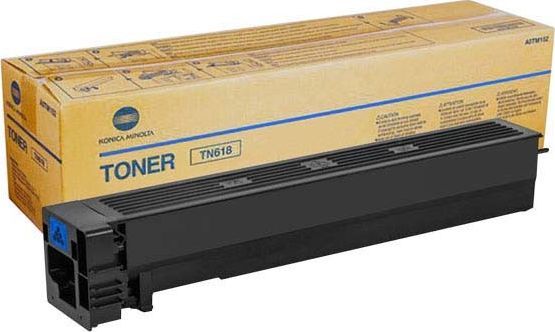 Toner Konica Minolta Konica Minolta oryginalny toner A0TM152, black, 37500s, TN618, Konica Minolta Bizhub 552, 652, O 1