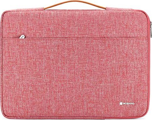Torba NIDOO NIDOO torba na laptopa 12,5 cala teczka torebka Pokrowiec na iPada Pro 12,9 cala 2016 2017/13,3 cala MacBook Pro / 13,5 cala Surface Laptop 2 / 13,3 cala Lenovo ThinkPad X395 Yoga S940, czerwony 1