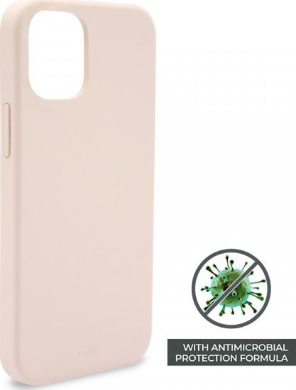 PURO ICON Anti-Microbial Cover - Etui iPhone 12 / 12 Pro (różowy) 1