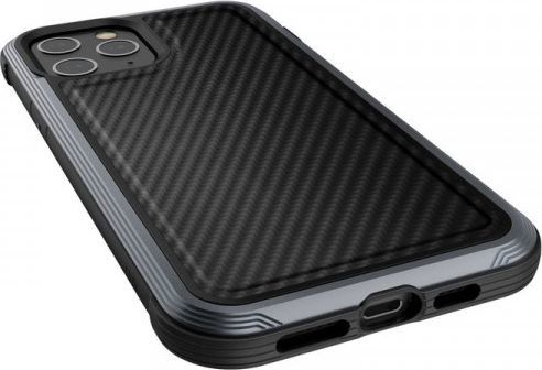 X-Doria Raptic Lux - Etui aluminiowe iPhone 12 Pro Max (Drop test 3m) (Black Carbon Fiber) 1