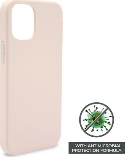 PURO ICON Anti-Microbial Cover - Etui iPhone 12 Mini (różowy) 1