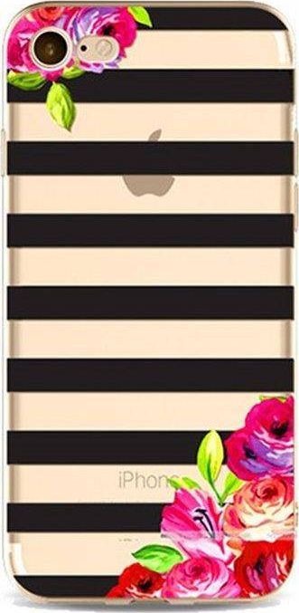 Upominkarnia ETUI NA TELEFON IPHONE 6/6S - FLOWERS AND STRIPES ETUI17WZ13 uniwersalny 1