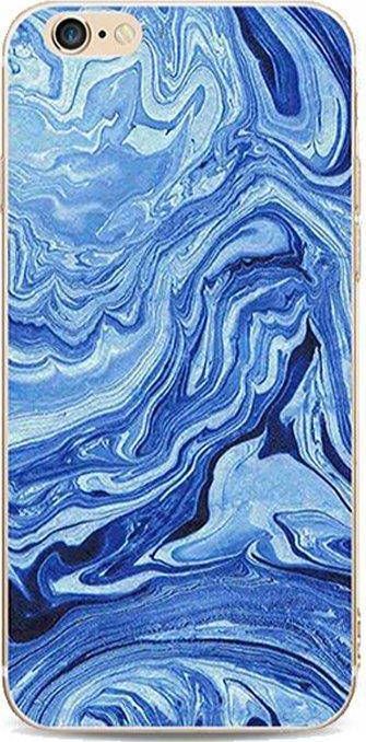 Upominkarnia ETUI NA TELEFON IPHONE 6/6S - NIEBIESKI MARMUR ETUI19WZ1 uniwersalny 1