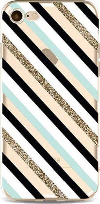 Upominkarnia ETUI NA TELEFON IPHONE 5/5S - BLACK MINT GLITTER ETUI16WZ11 uniwersalny 1